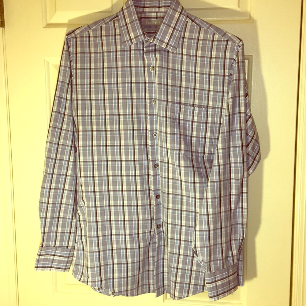 Van Heusen 15.5 34/35 fitted dress shirt